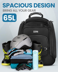 OutdoorMaster top velvet-lined pocket close-up protects goggles and screens