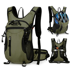 Outplea front view showing pockets and weather-resistant fabric for organized protection