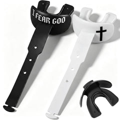 Outus front view of the two-pack mouth guards showing packaging and benefits