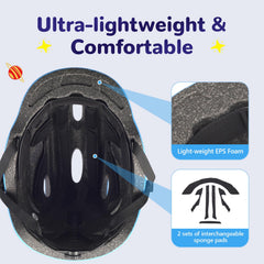 OUWOR Galaxy inner padding close-up showing washable comfort pads