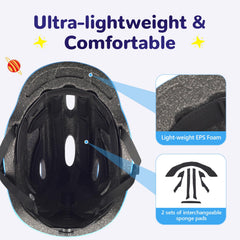 OUWOR Nebulae inner EPS foam and extra pads showing comfort and washable benefit