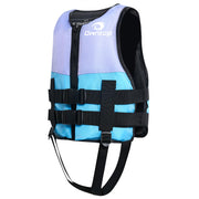 Owntop front view blue vest showing fit and visibility benefit