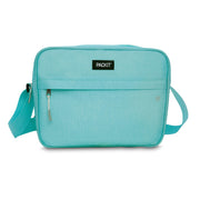 PackIt Zuma front view in soft mint showing compact carry and cool look