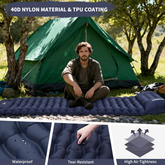PACOONE 3.5 inch profile close-up showing cushioned thickness and support