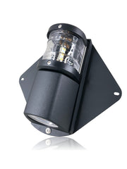 Pactrade Marine front view of combo light showing masthead and deck for clear navigation