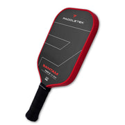Paddletek TKO-C front face showing carbon fiber for powerful shots
