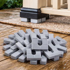 Pangda front packaging showing 32-piece pontoon riser kit and benefits
