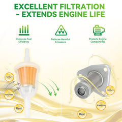 Panglong air filter detail showing dust capture for cleaner engine air