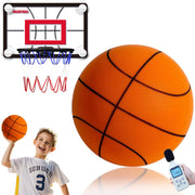 PanniOhye front view of assembled indoor basketball set showing compact kit and benefits