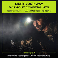Panther Vision LED module close-up highlighting built-in light and durable finish benefit focused beam
