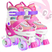 PAPAISON front view of skates showing adjustable shell and supportive ankle