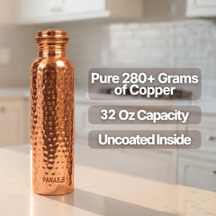 PARAS screw cap with silicone seal visible for leak-proof carrying benefit