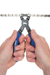 Park Tool MLP-1.2 jaw closeup revealing precise shape for gripping master links and preventing slippage