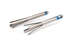 Park Tool RT-1 next to a ruler showing compatibility with 1 to 1.25 inch headset cups