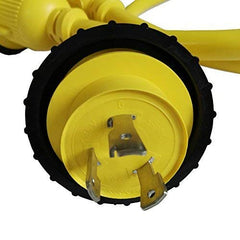 Parkworld male L5-30P plug with locking ring providing secure shore power connection benefit