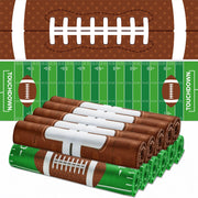 party greeting front packaging football towels showing vibrant team-ready design and convenience