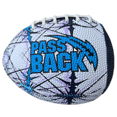 Passback Peewee front view showing logo and compact shape for easy handling