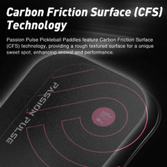 Passion Pulse handle grip detail emphasizing cushioned high tack grip for secure holds