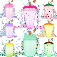 Patelai front view of eight colorful bottles showing cute designs and benefit of easy identification