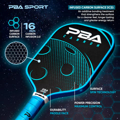 PBA SPORT close-up of carbon fused surface texture highlighting durability and pop