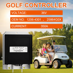 PEADEXSARG controller installed inside an EZGO cart improving throttle responsiveness