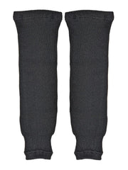PEAR SOX front view black mite socks showing full-length fit and team-ready look