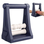 PebblePulse front view of massager showing compact design and controls benefit portability