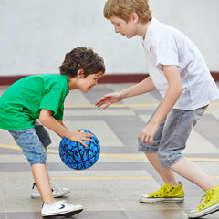 PECOGO held in a child’s hands illustrating size 3 ease of handling for young players