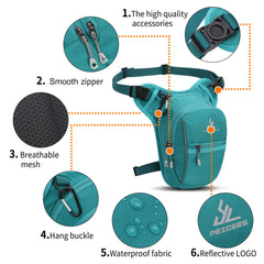 Peicees close-up waterproof nylon detail highlighting weather protection benefit