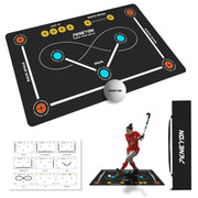 peneyon front view of full training mat showing markers and layout for focused practice