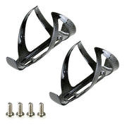 PERGEAR front view carbon bottle cage showing slim profile and secure hold