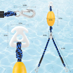perixir stainless steel hooks detail showing large openings for easy attachment