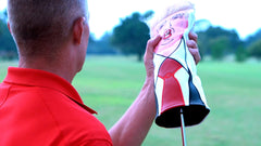 Pesky Patriot soft interior lining image showing plush protection for driver head