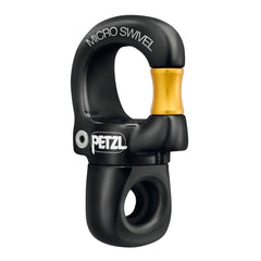 Petzl P58 XSO beside carabiner shows scale and compatibility benefit