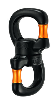 PETZL Swivel Open front gated view showing wide opening and easy attachment benefit