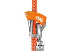 PETZL TIBLOC in use on an 8–11mm rope illustrating emergency ascent and hauling utility