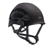 Petzl Vertex Vent front view showing shell and chin strap for secure protection