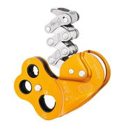 PETZL Zigzag front view showing body and attachment points for easy identification and versatility