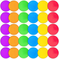 PIKZH front pack of 12 colorful flat markers for visible training