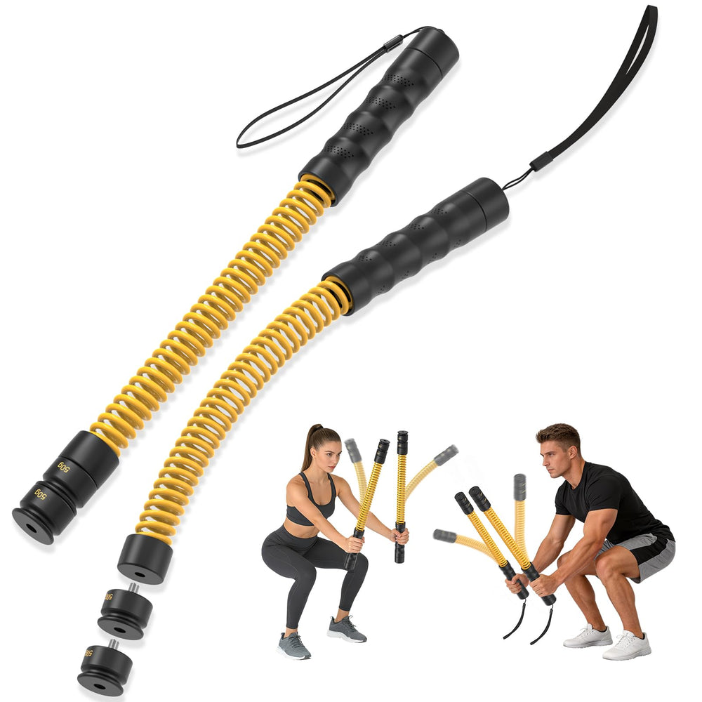 PinaiIon front view of ropeless battle ropes showing compact design and portability benefit