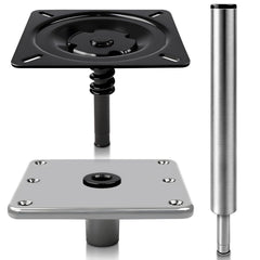Pirjeco front view base plate showing compact footprint and stability
