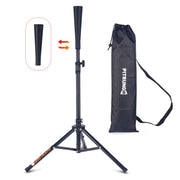 Pitrungo front view of batting tee showing stable frame and profile benefit stability