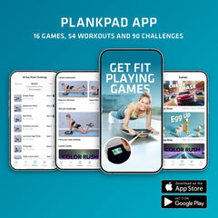 plankpad PRO in-use plank position demonstrating dynamic core engagement
