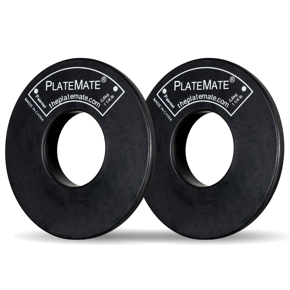 PlateMate donut front view showing compact magnetic design and easy storage benefit