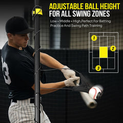 PLAYAPUT adjustable height mechanism displayed for easy pitch zone setup