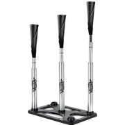 PLAYAPUT front view of batting tee showing full 20–46 inch range and stable base