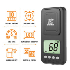 PLAYAPUT radar large LCD close-up with bright digits for easy coach review