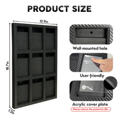 PNZOZO close-up of acrylic dust-proof cover emphasizing clear visibility and barrier