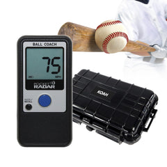 Pocket Radar front view showing unit and clear display for fast readings