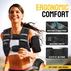 PodiuMax side profile demonstrating ergonomic fit and secure straps benefit